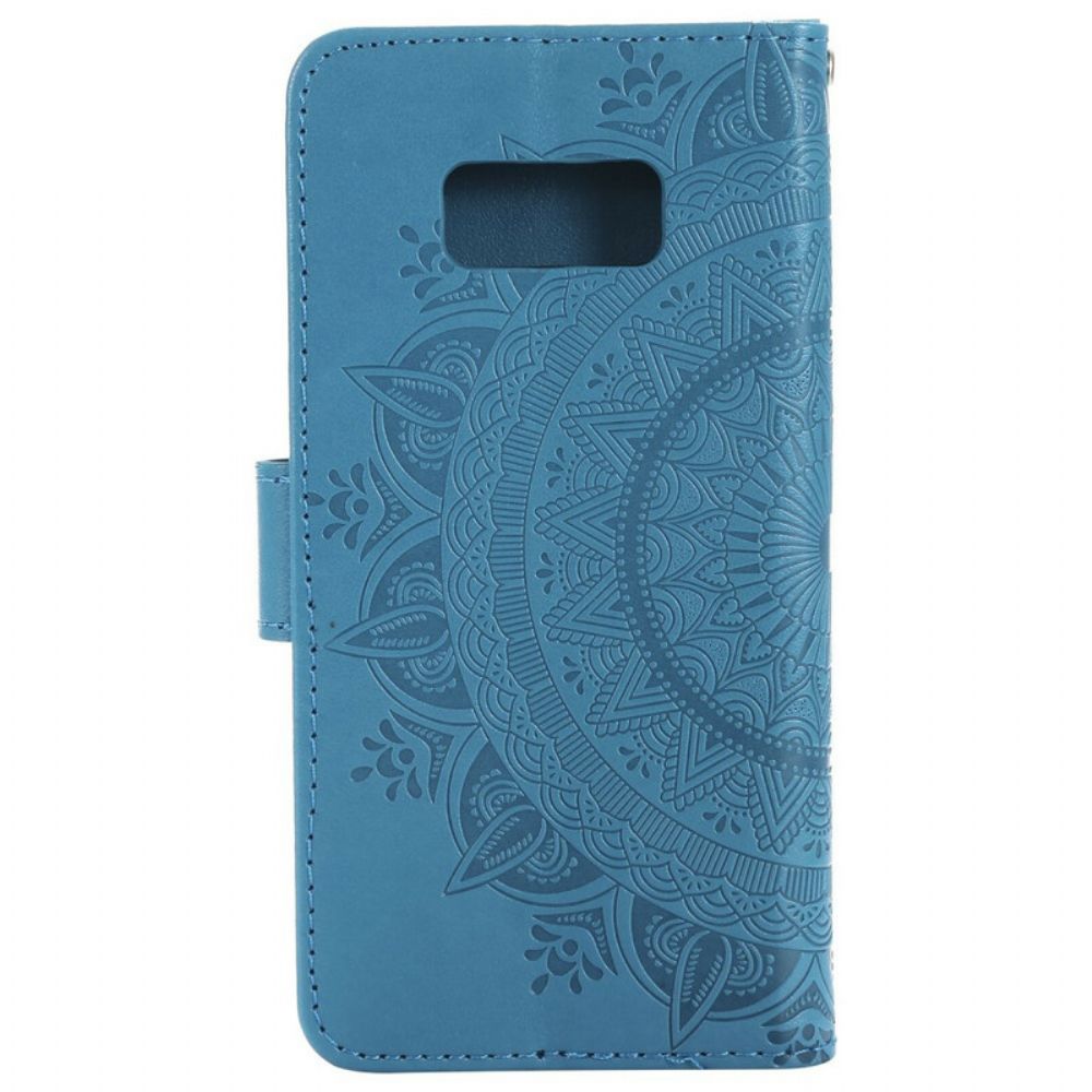 Folio-hoesje voor Samsung Galaxy S8 Zon Mandala