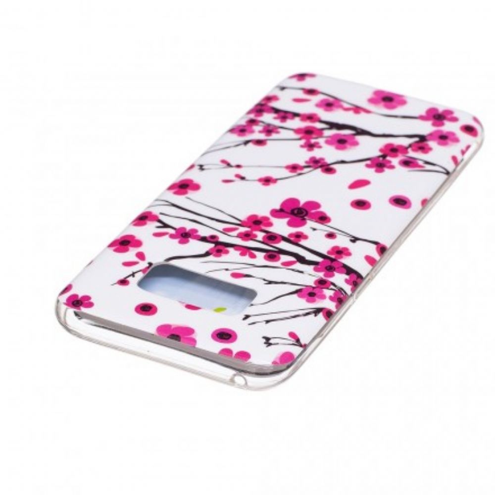 Hoesje voor Samsung Galaxy S8 Fluorescerende Bloemen