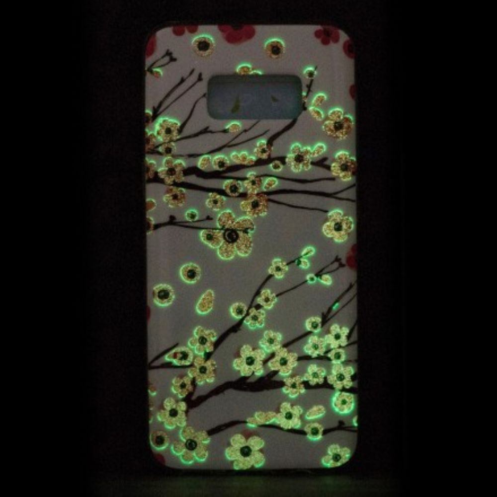 Hoesje voor Samsung Galaxy S8 Fluorescerende Bloemen