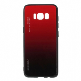 Hoesje voor Samsung Galaxy S8 Wees Jezelf Van Gehard Glas