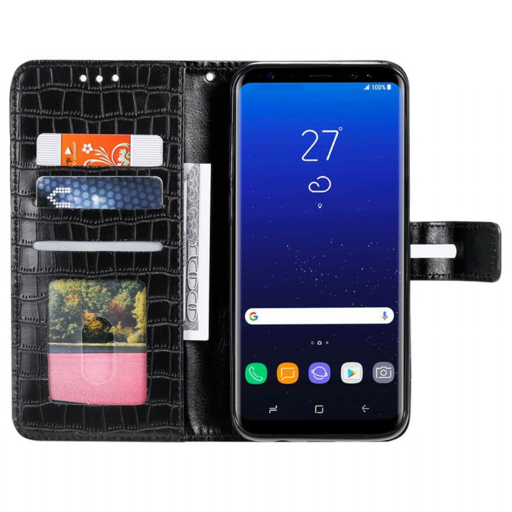 Leren Hoesje voor Samsung Galaxy S8 Intense Croc