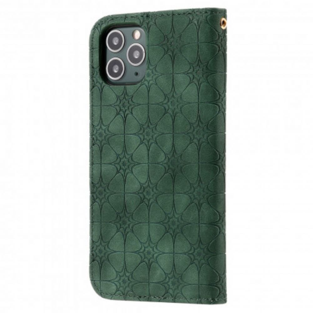 Bescherming Hoesje voor iPhone 11 Pro Folio-hoesje Barokke Bloemen