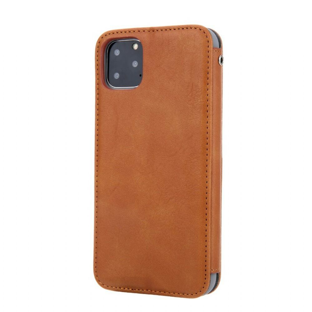 Bescherming Hoesje voor iPhone 11 Pro Folio-hoesje Fijnheid Leerstijl