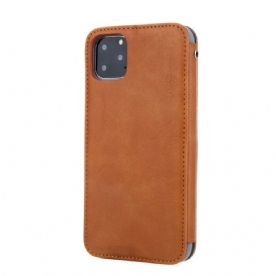 Bescherming Hoesje voor iPhone 11 Pro Folio-hoesje Fijnheid Leerstijl