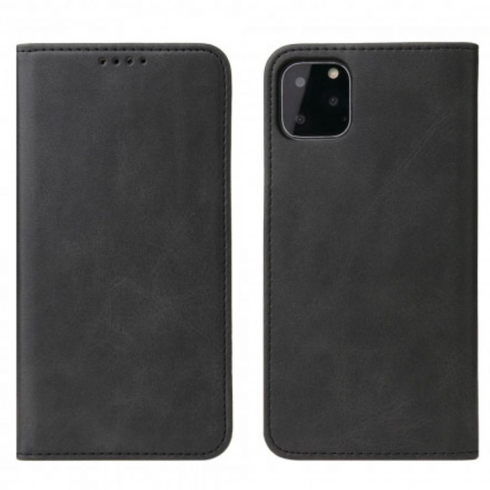 Bescherming Hoesje voor iPhone 11 Pro Folio-hoesje Ledereffect Zakelijke Stijl Plus