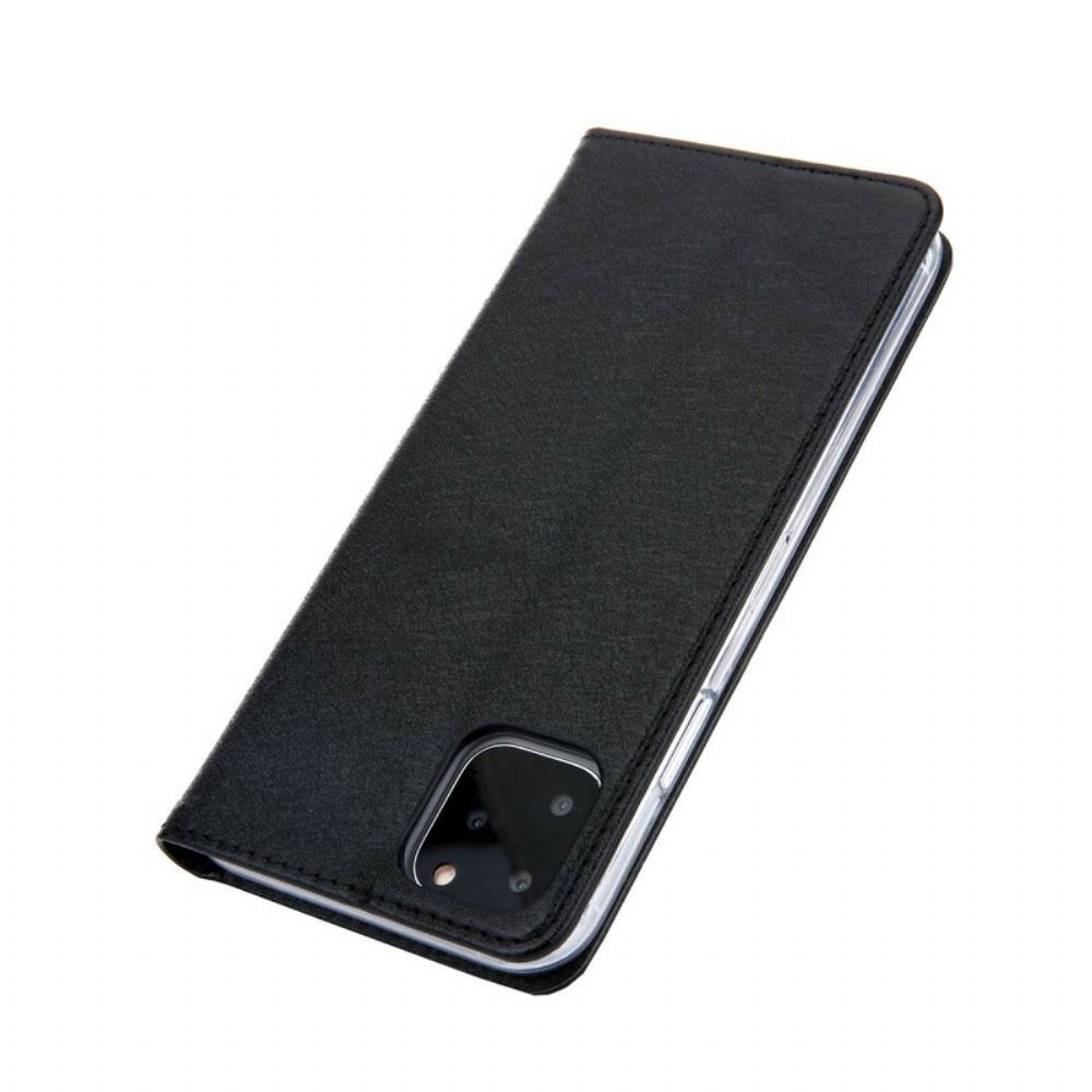 Bescherming Hoesje voor iPhone 11 Pro Folio-hoesje Zijdestructuur Ledereffect Cmai2