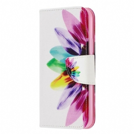 Folio-hoesje voor iPhone 11 Pro Aquarel Bloem