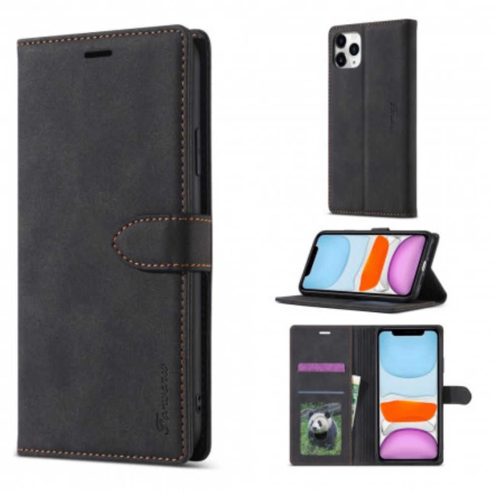 Folio-hoesje voor iPhone 11 Pro Faux Leather Forwenw