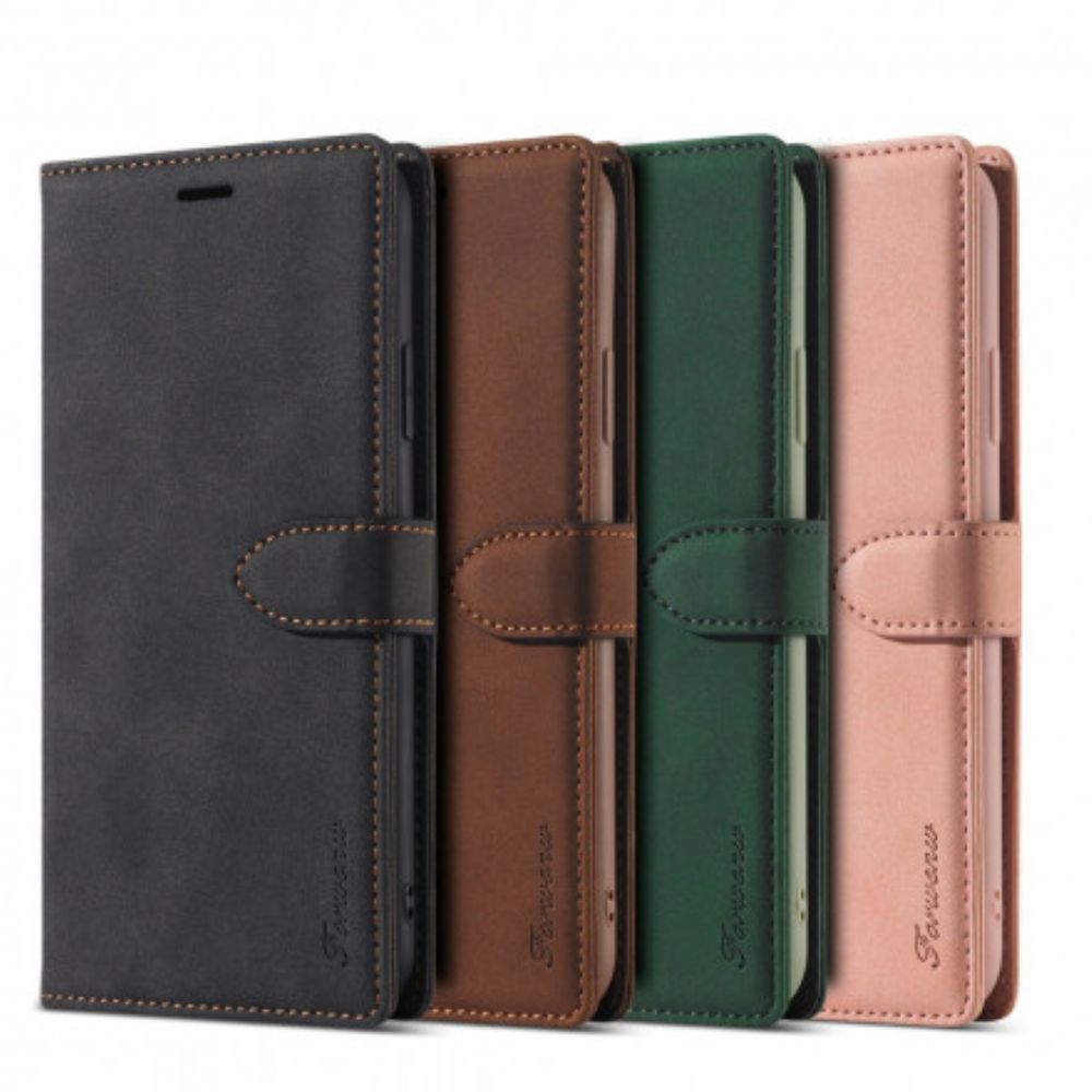 Folio-hoesje voor iPhone 11 Pro Faux Leather Forwenw