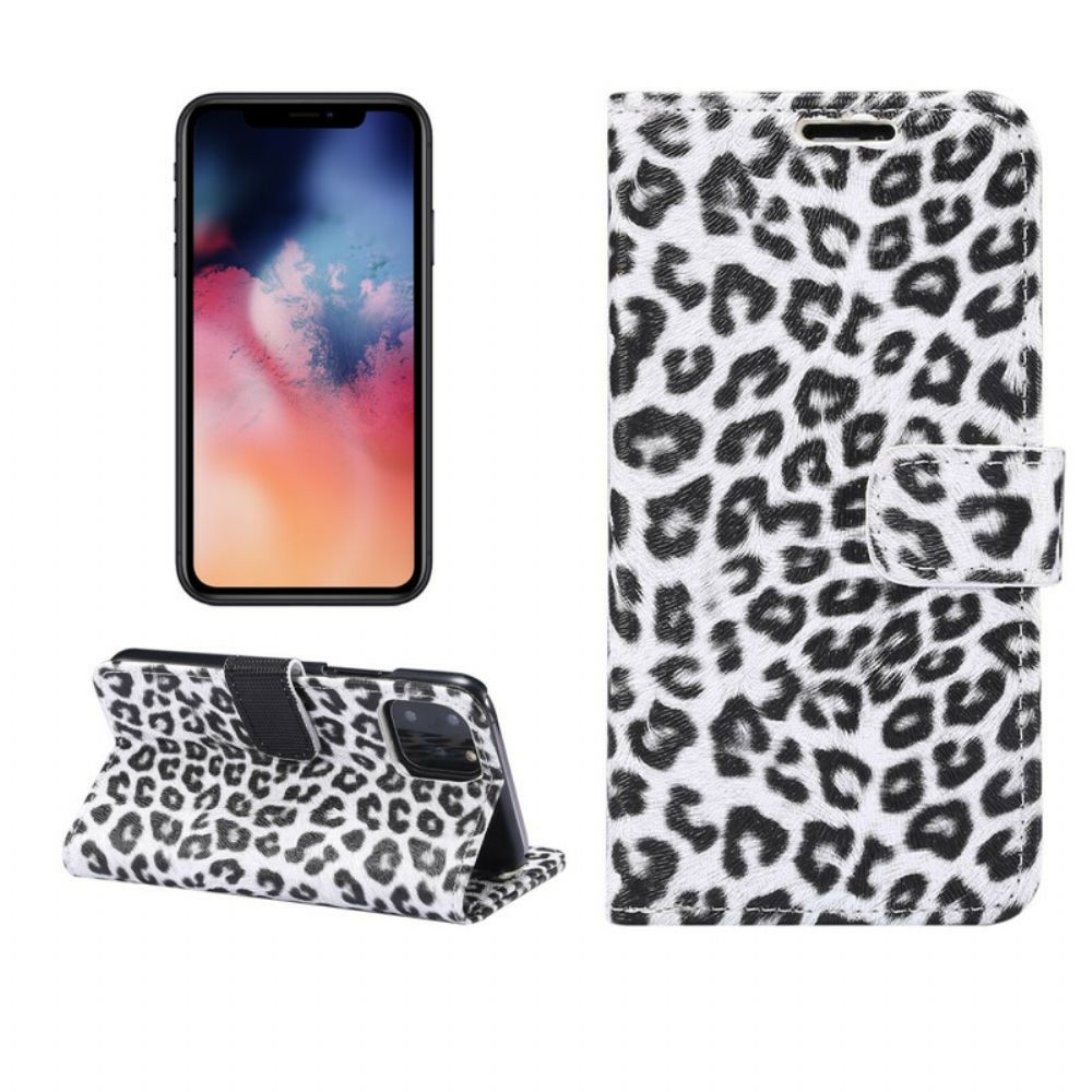 Folio-hoesje voor iPhone 11 Pro Luipaard