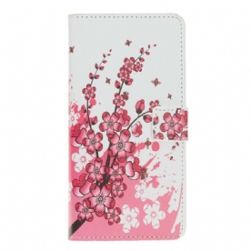 Folio-hoesje voor iPhone 11 Pro Tropische Bloemen