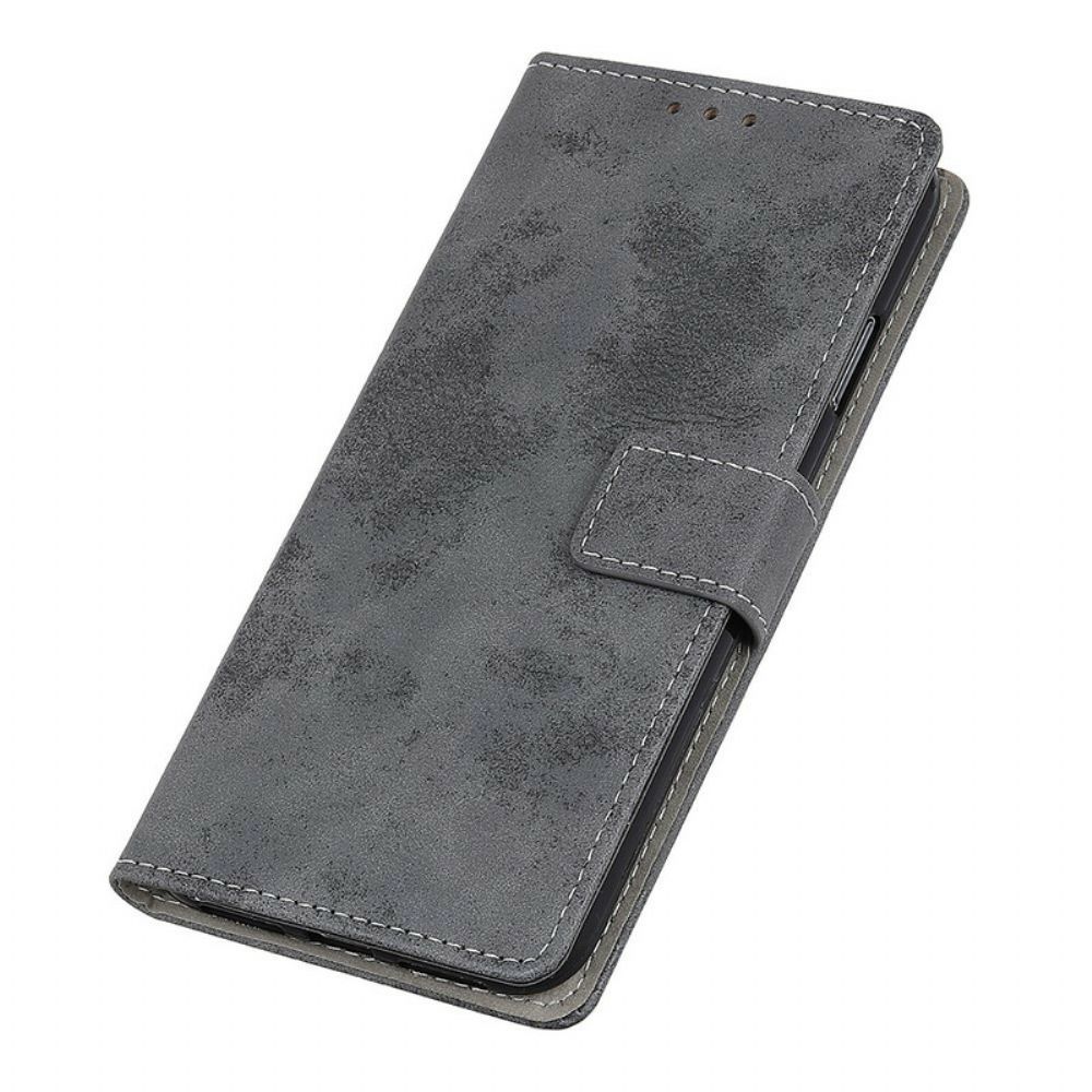 Folio-hoesje voor iPhone 11 Pro Vintage Leereffect