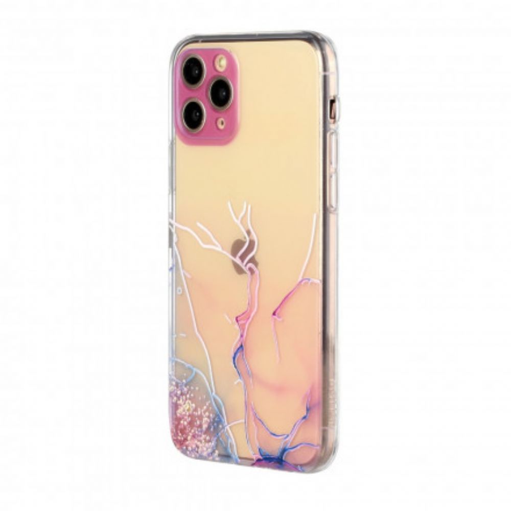 Hoesje voor iPhone 11 Pro Artistieke Flexibele Siliconen