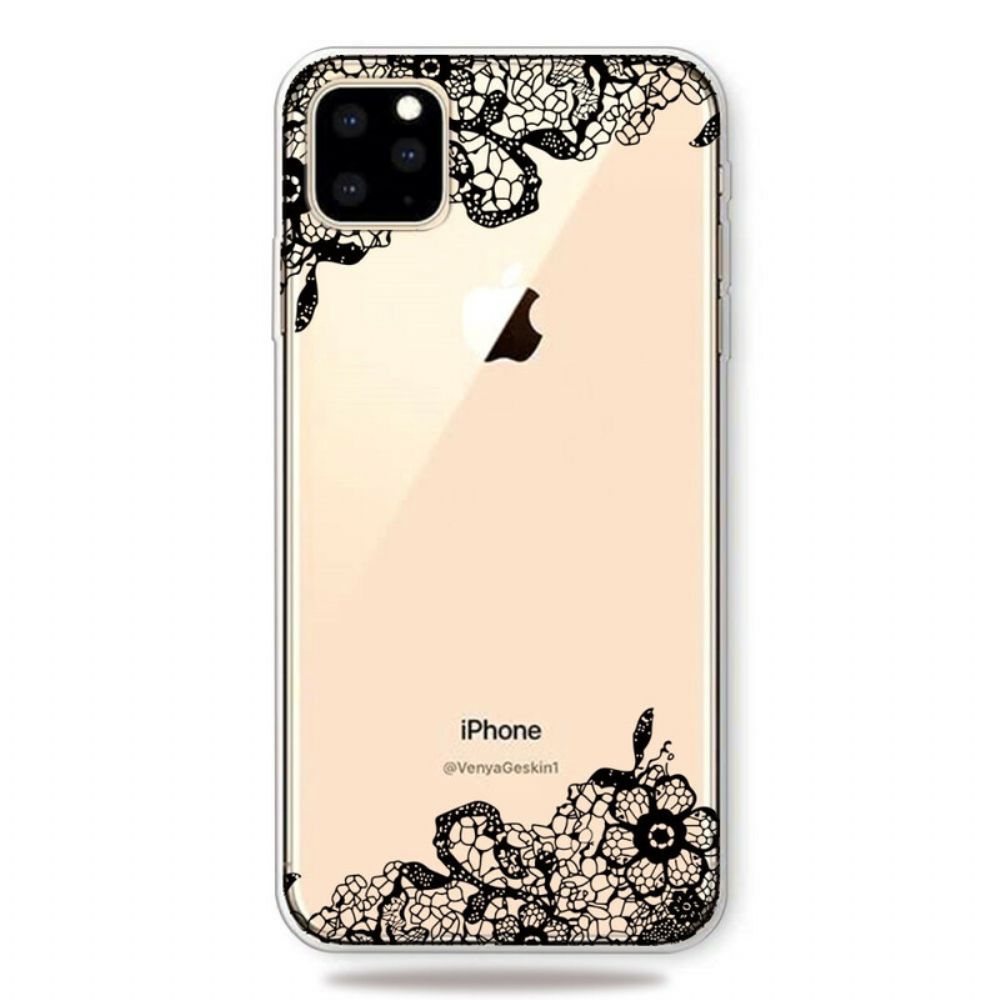 Hoesje voor iPhone 11 Pro Fijn Kant