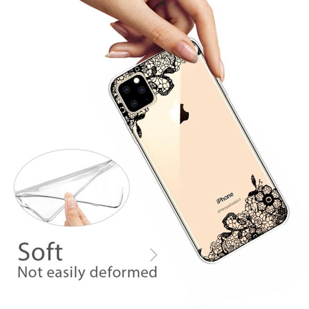 Hoesje voor iPhone 11 Pro Fijn Kant