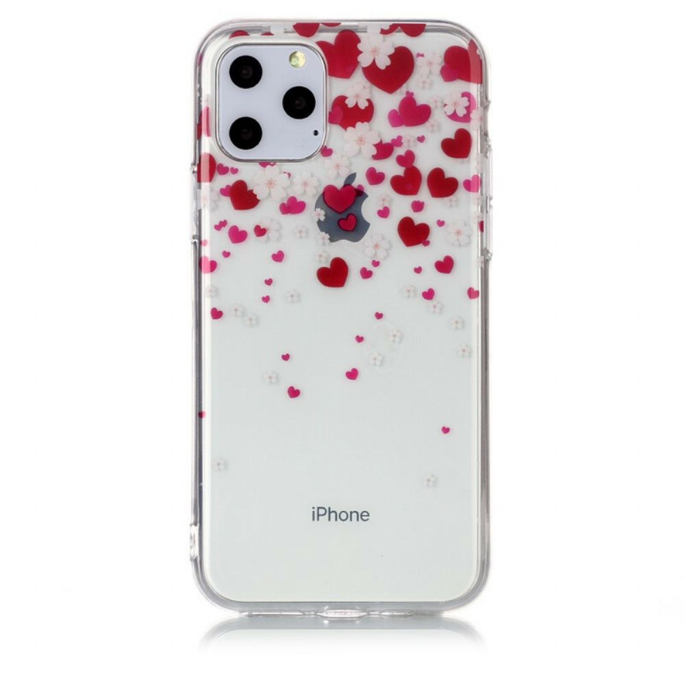 Hoesje voor iPhone 11 Pro Hartenregen