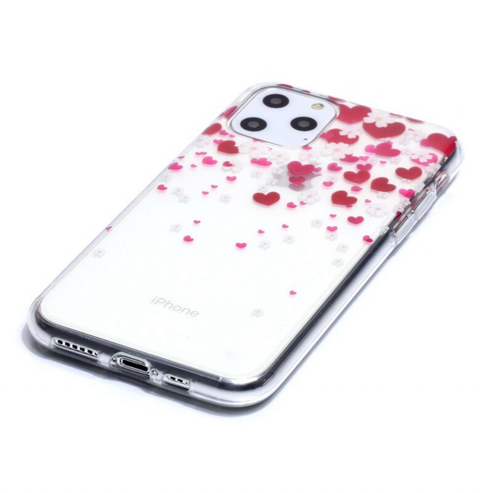 Hoesje voor iPhone 11 Pro Hartenregen