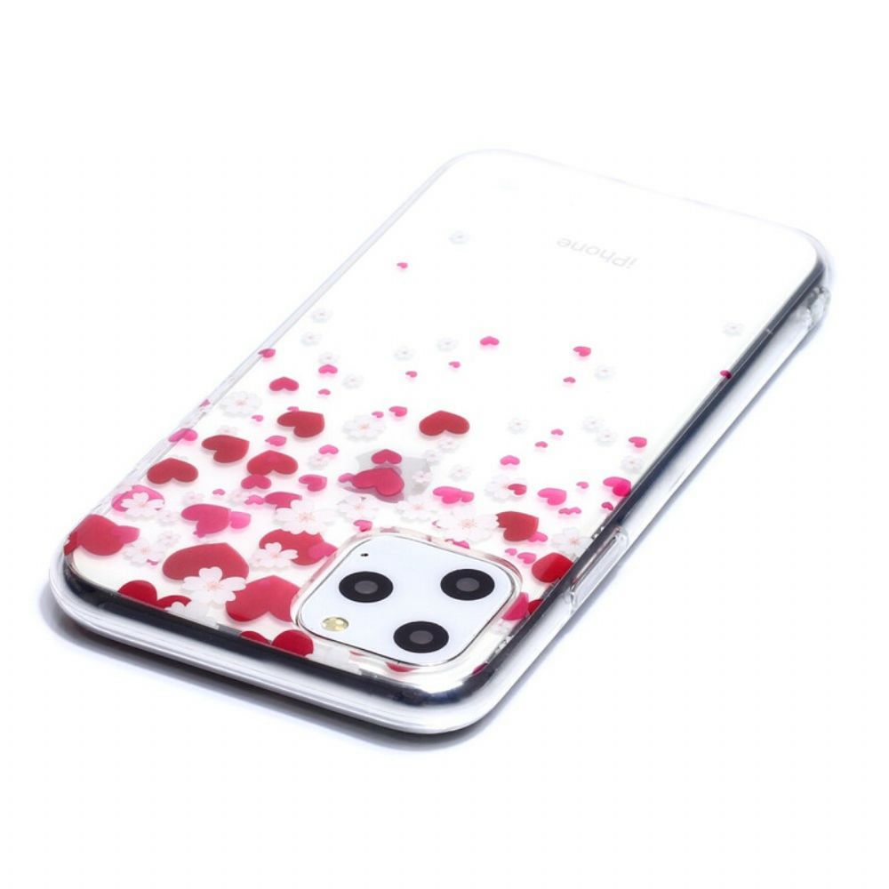 Hoesje voor iPhone 11 Pro Hartenregen