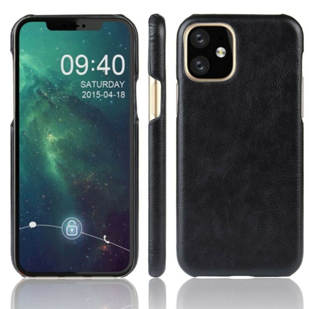 Hoesje voor iPhone 11 Pro Lichi Leereffect