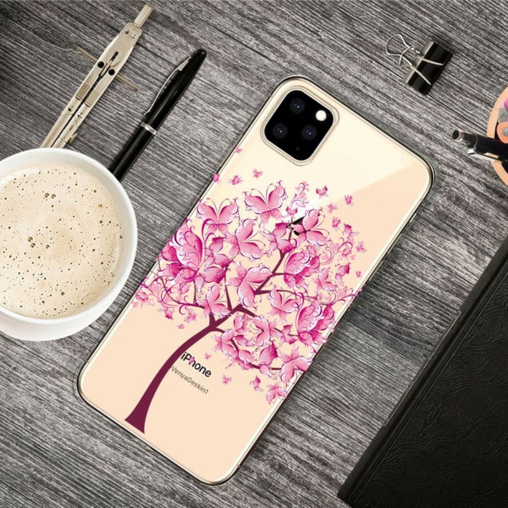 Hoesje voor iPhone 11 Pro Roze Boom Top