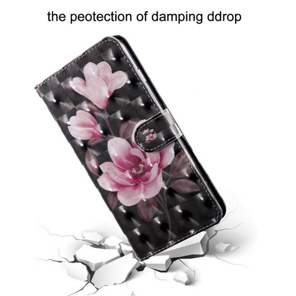 Leren Hoesje voor iPhone 11 Pro Bloesem Bloemen