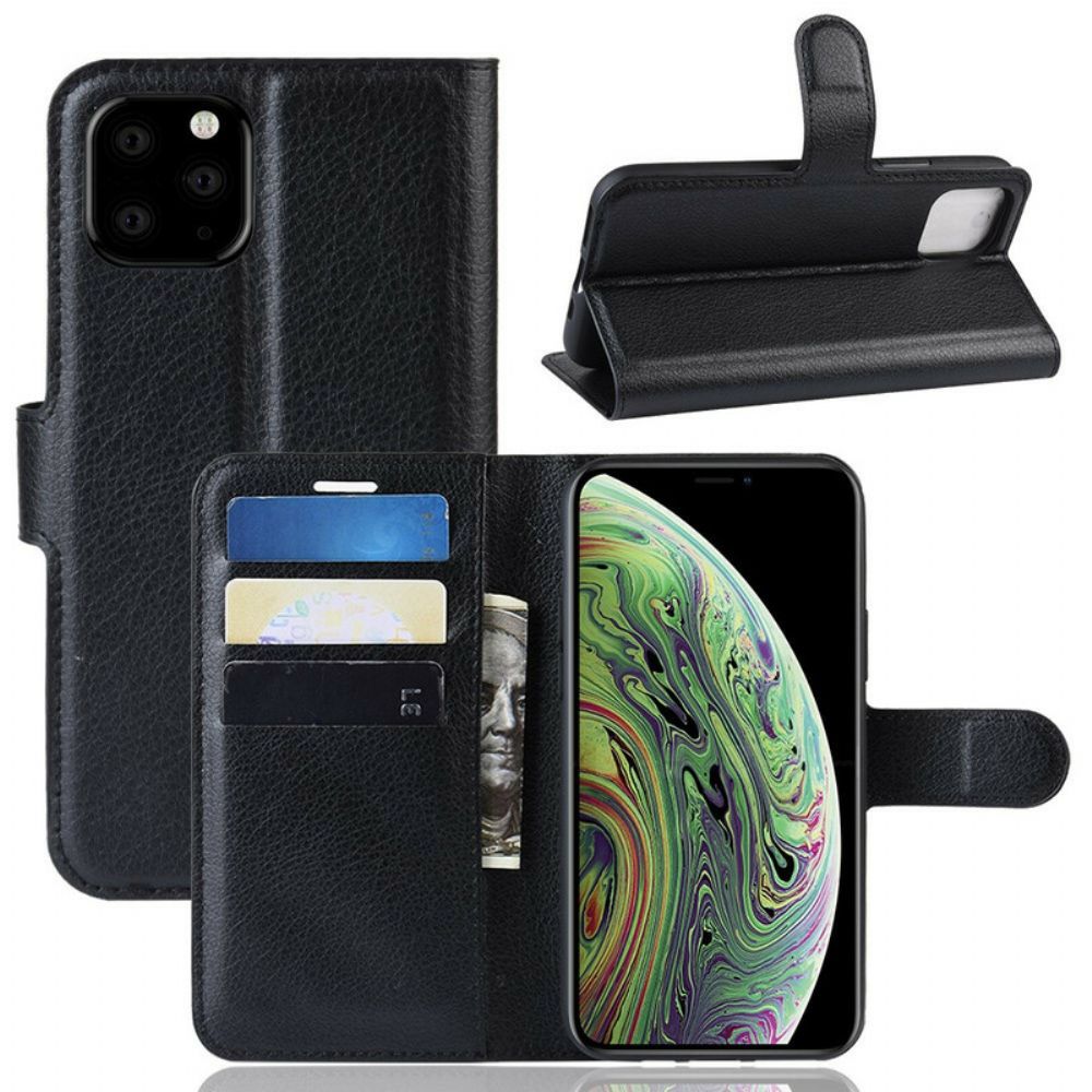 Leren Hoesje voor iPhone 11 Pro Klassiek