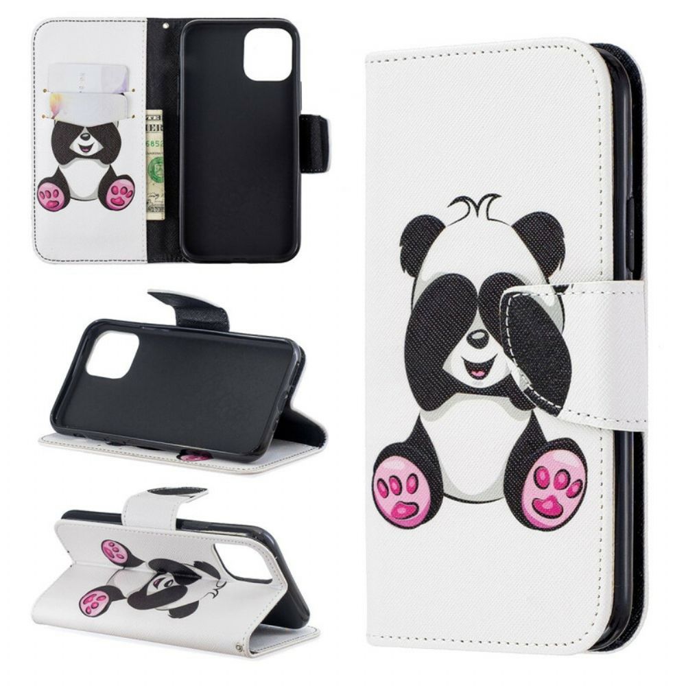 Leren Hoesje voor iPhone 11 Pro Pandaplezier