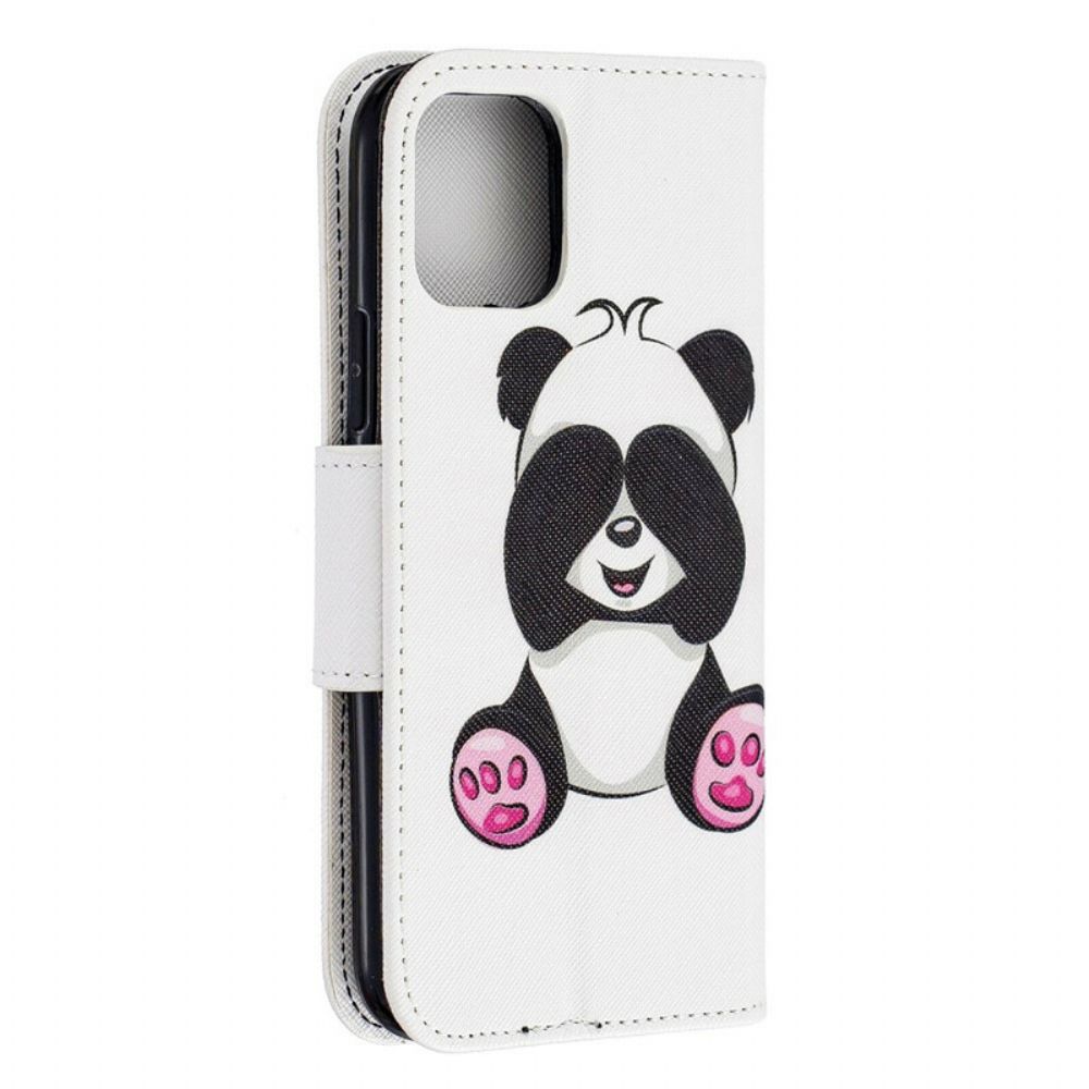 Leren Hoesje voor iPhone 11 Pro Pandaplezier