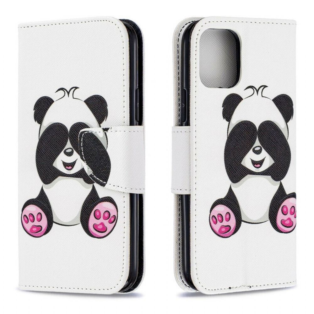 Leren Hoesje voor iPhone 11 Pro Pandaplezier