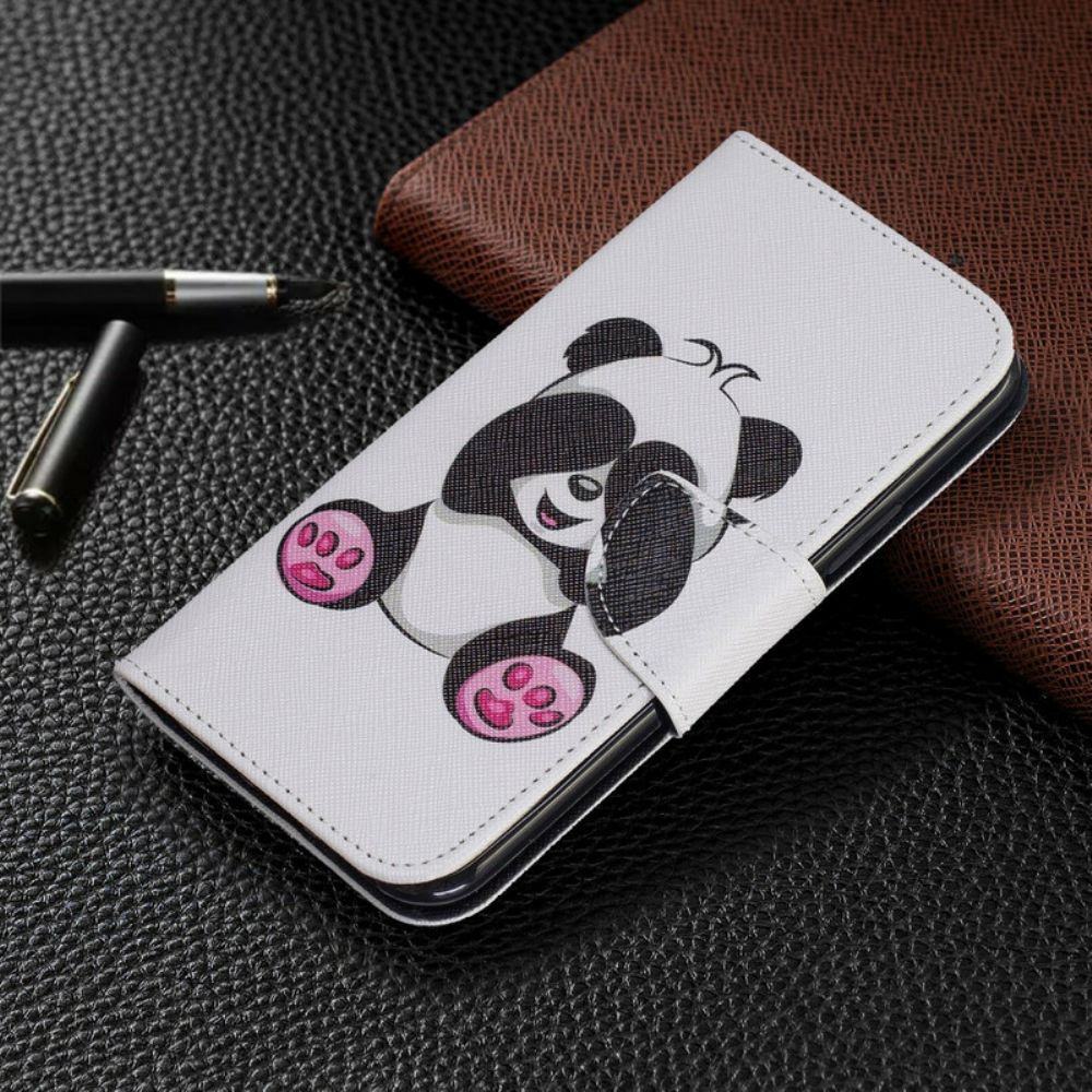 Leren Hoesje voor iPhone 11 Pro Pandaplezier