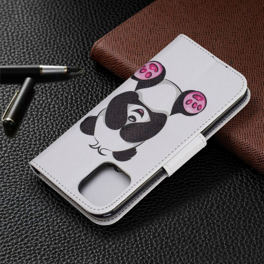 Leren Hoesje voor iPhone 11 Pro Pandaplezier