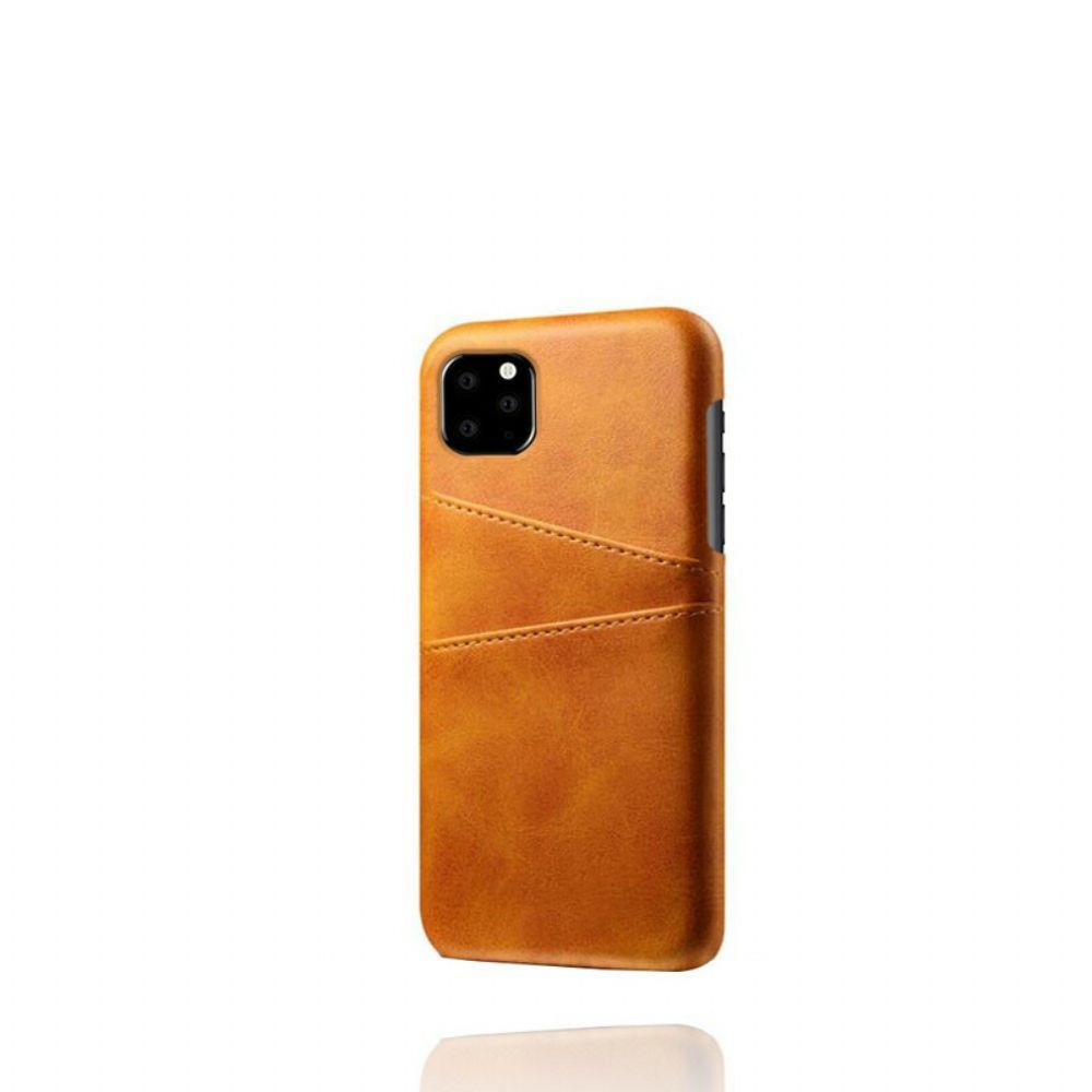 Telefoonhoesje voor iPhone 11 Pro Dubbele Kaarthouder