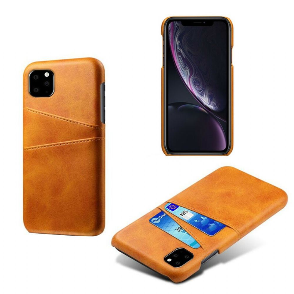 Telefoonhoesje voor iPhone 11 Pro Dubbele Kaarthouder