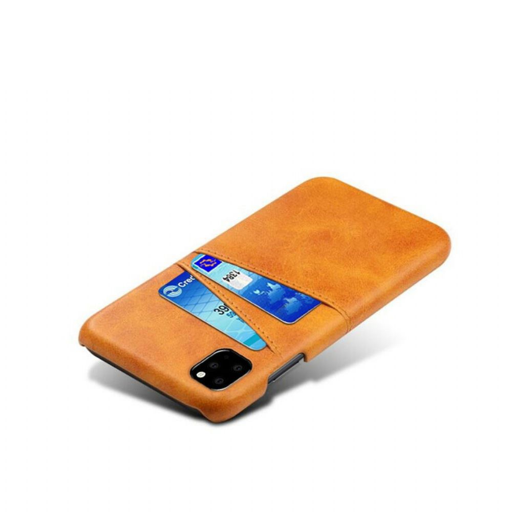 Telefoonhoesje voor iPhone 11 Pro Dubbele Kaarthouder