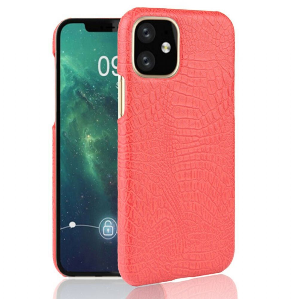 Telefoonhoesje voor iPhone 11 Pro Krokodillenleer Stijl