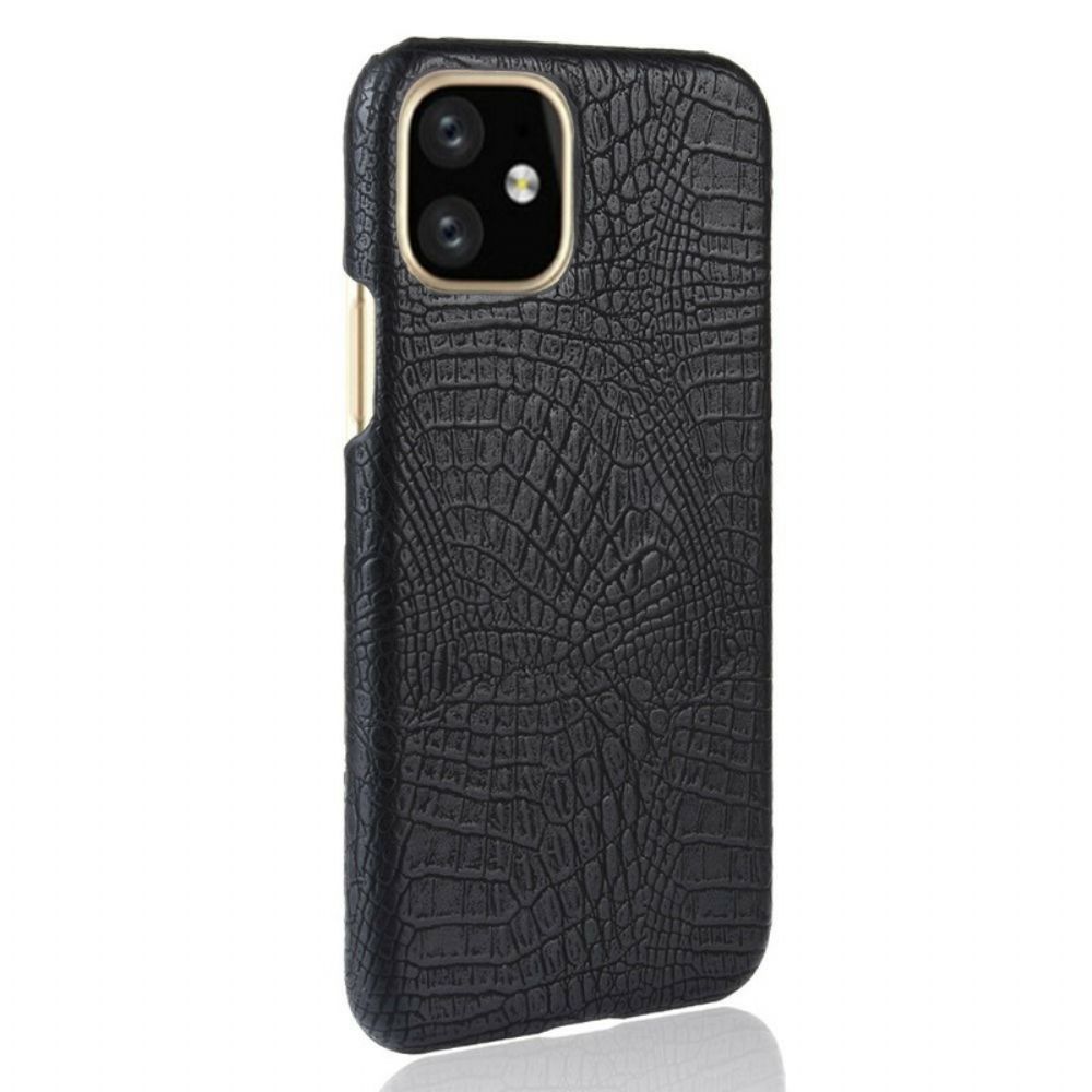 Telefoonhoesje voor iPhone 11 Pro Krokodillenleer Stijl