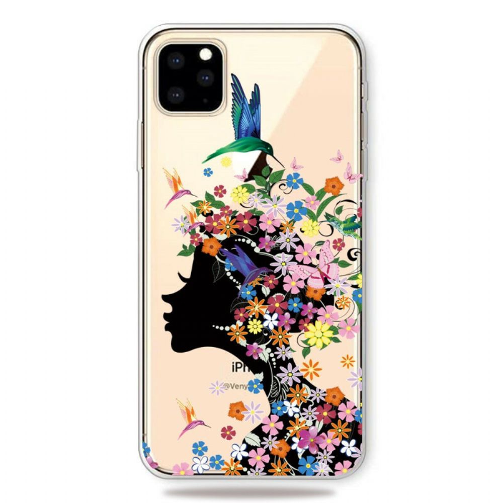 Telefoonhoesje voor iPhone 11 Pro Mooie Bloemhoofd