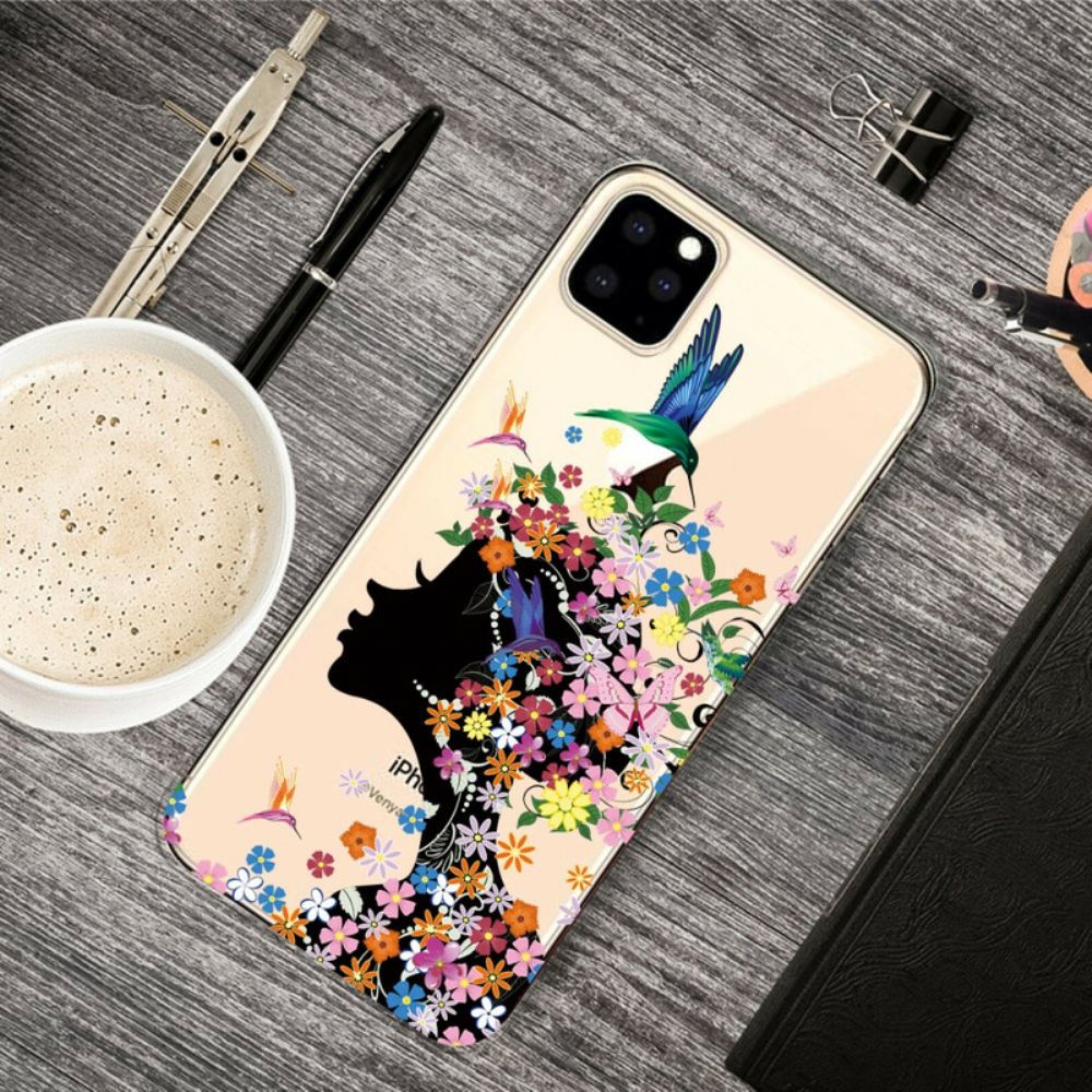 Telefoonhoesje voor iPhone 11 Pro Mooie Bloemhoofd