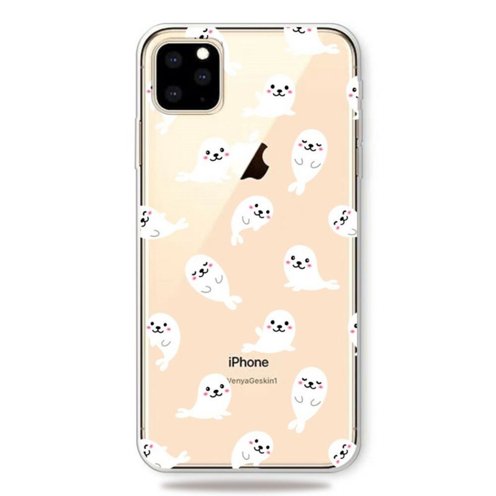 Telefoonhoesje voor iPhone 11 Pro Top Zeeleeuwen