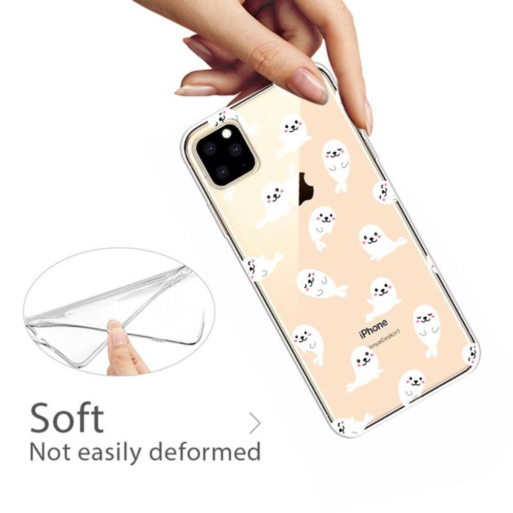 Telefoonhoesje voor iPhone 11 Pro Top Zeeleeuwen