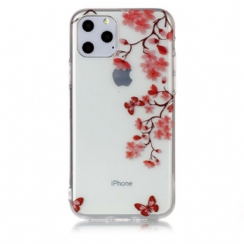 Telefoonhoesje voor iPhone 11 Pro Vlindertak Transparant