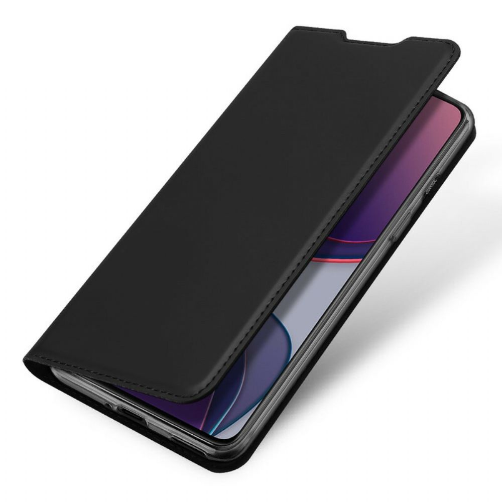 Bescherming Hoesje voor OnePlus 8T Folio-hoesje Dux Ducis Pro-skin