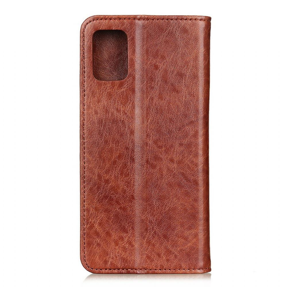 Bescherming Hoesje voor OnePlus 8T Folio-hoesje Elegance Split Litchi Leer