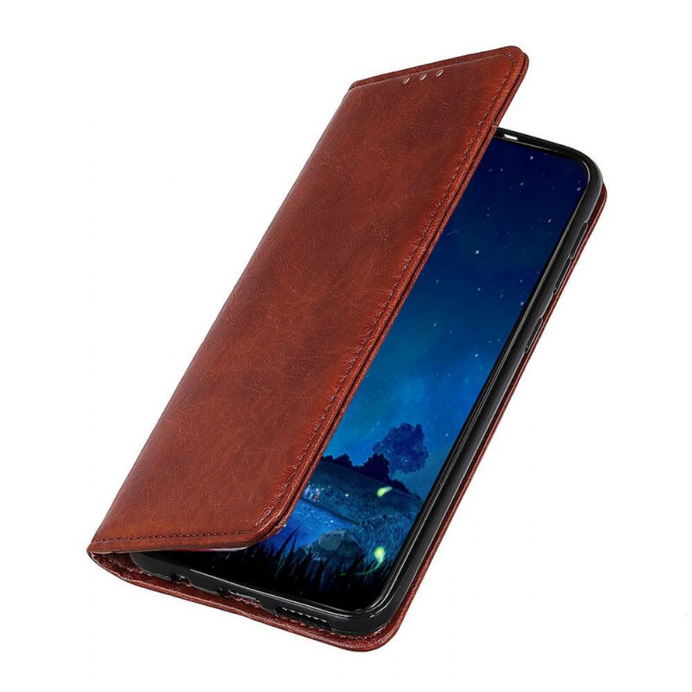 Bescherming Hoesje voor OnePlus 8T Folio-hoesje Elegance Split Litchi Leer