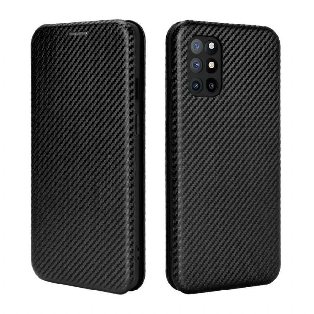 Bescherming Hoesje voor OnePlus 8T Folio-hoesje Gekleurde Carbon Silicone