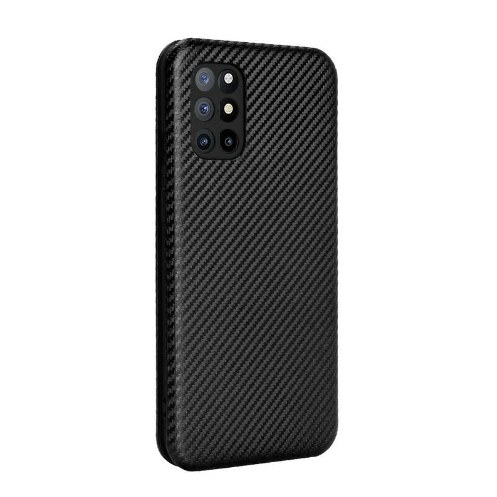 Bescherming Hoesje voor OnePlus 8T Folio-hoesje Gekleurde Carbon Silicone