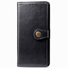 Folio-hoesje voor OnePlus 8T Faux Leder En Vintage Sluiting