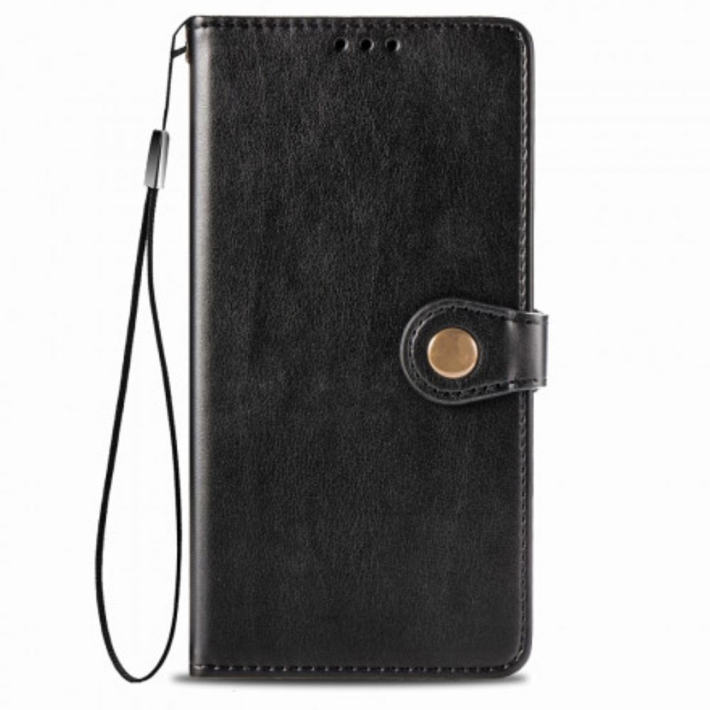 Folio-hoesje voor OnePlus 8T Faux Leder En Vintage Sluiting