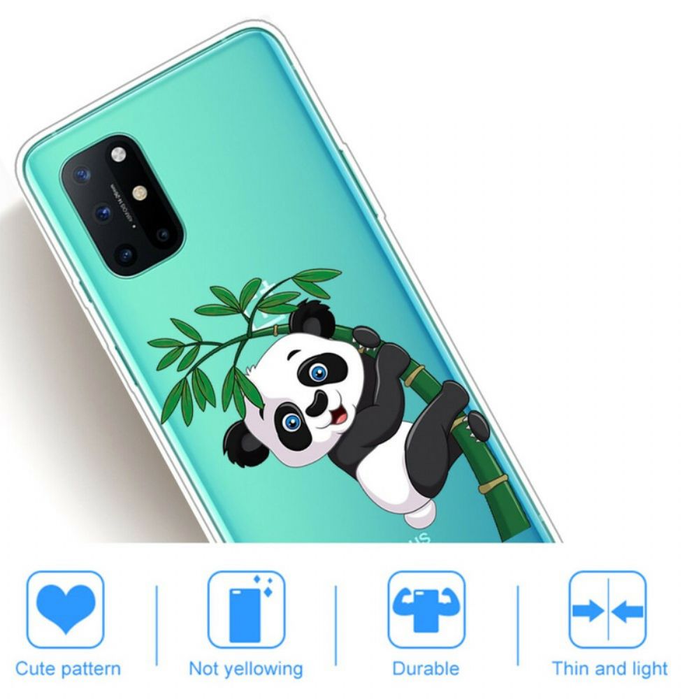 Hoesje voor OnePlus 8T Naadloze Panda Op Bamboe