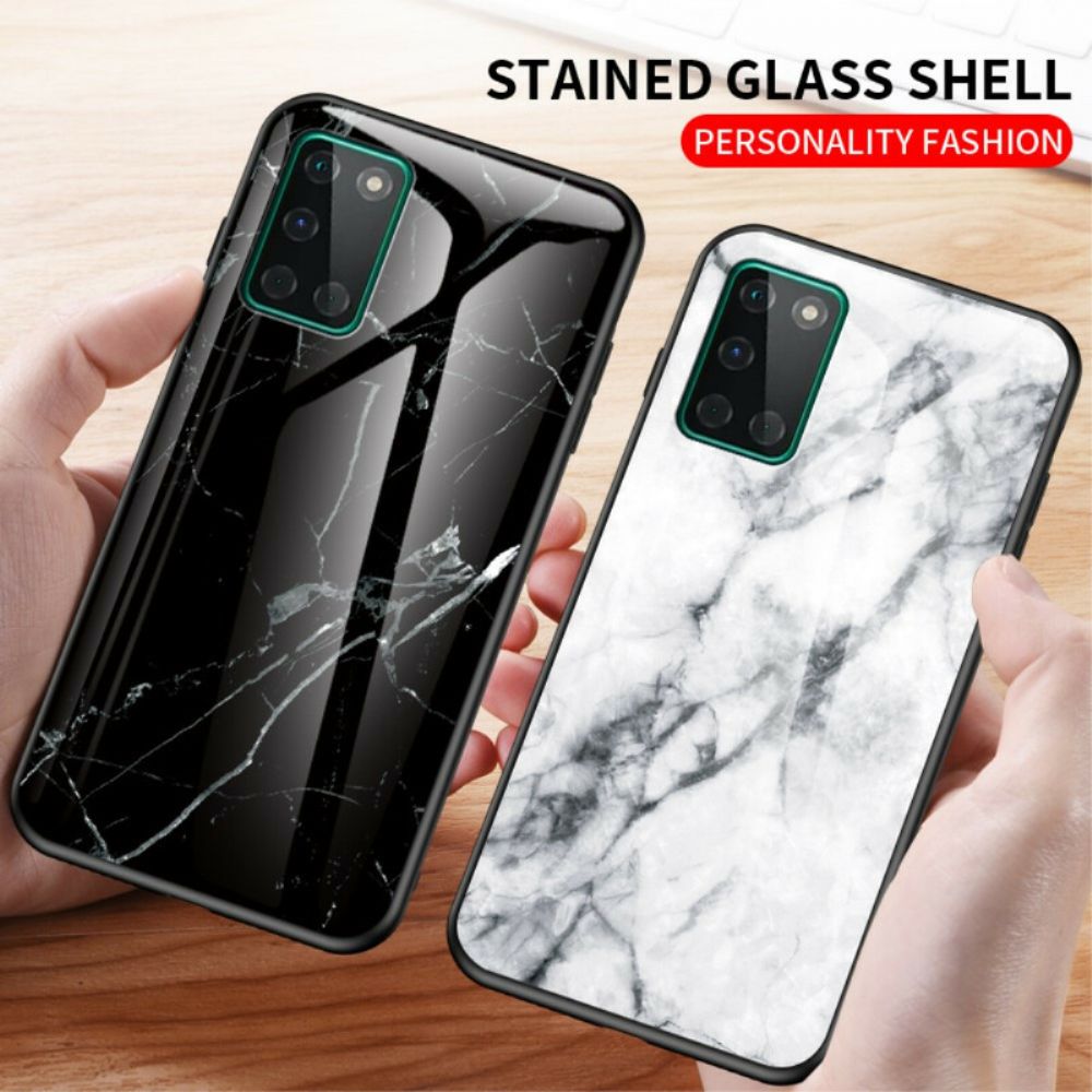 Hoesje voor OnePlus 8T Premium Kleuren Gehard Glas